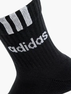 3 Streifen Linear 3er Pack Crew Socken