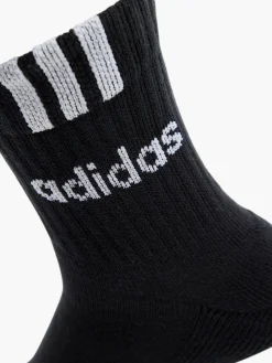 3 Streifen Linear 3er Pack Crew Socken