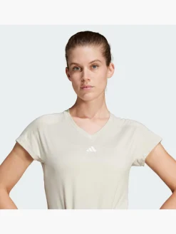 AEROREADY Train Essentials Minimal Branding V-Neck T-Shirt