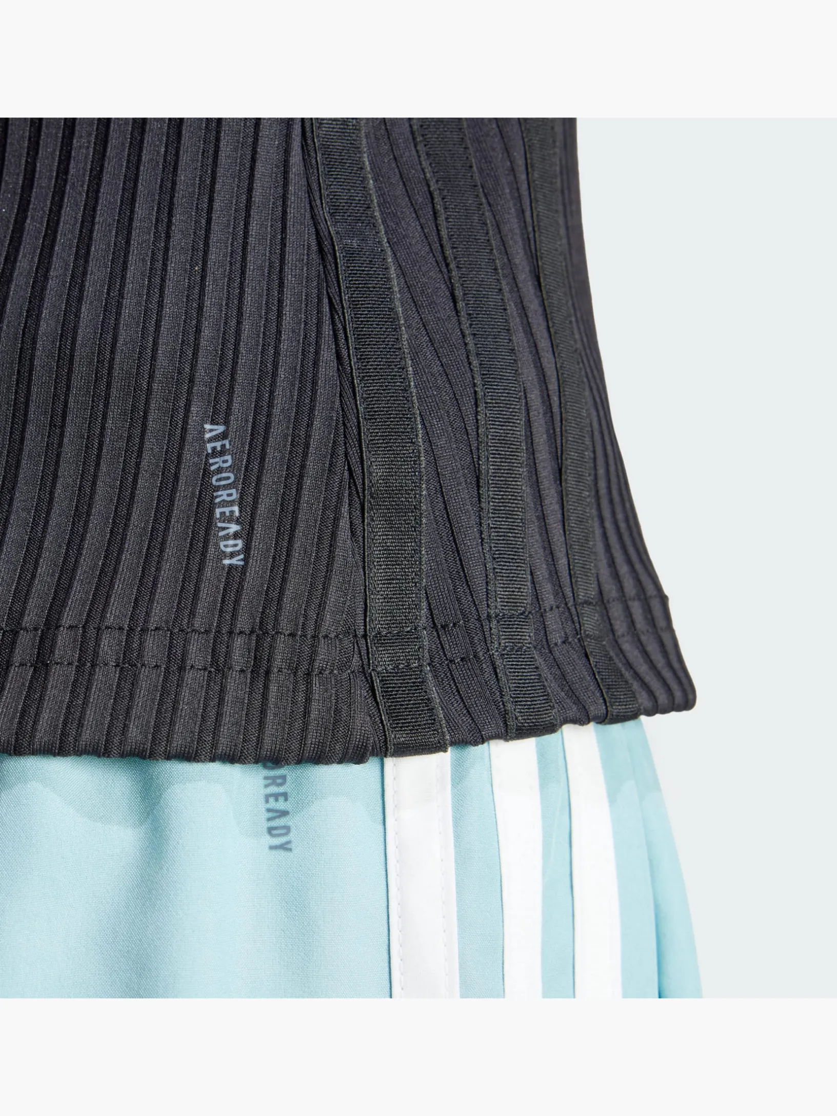 All Gym Seasonal Rib Tight Fit Tonal 3-Streifen Tanktop