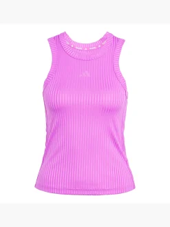 All Gym Seasonal Rib Tight Fit Tonal 3-Streifen Tanktop