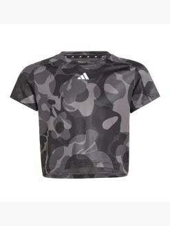 Essentials AEROREADY Seasonal Print Kids Crop-Shirt