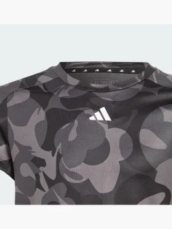 Essentials AEROREADY Seasonal Print Kids Crop-Shirt