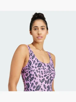 Essentials Animal Print U-Back Badeanzug