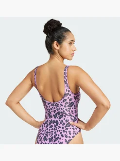Essentials Animal Print U-Back Badeanzug