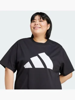 Essentials Big Logo Cotton T-Shirt – Große Größen