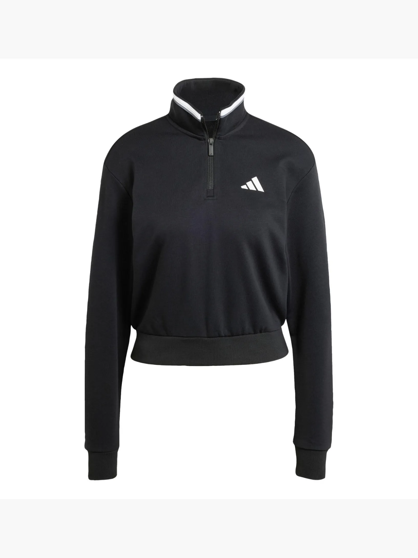 Essentials Color Pop French Terry Crop Quarter-Zip Originals Jacke