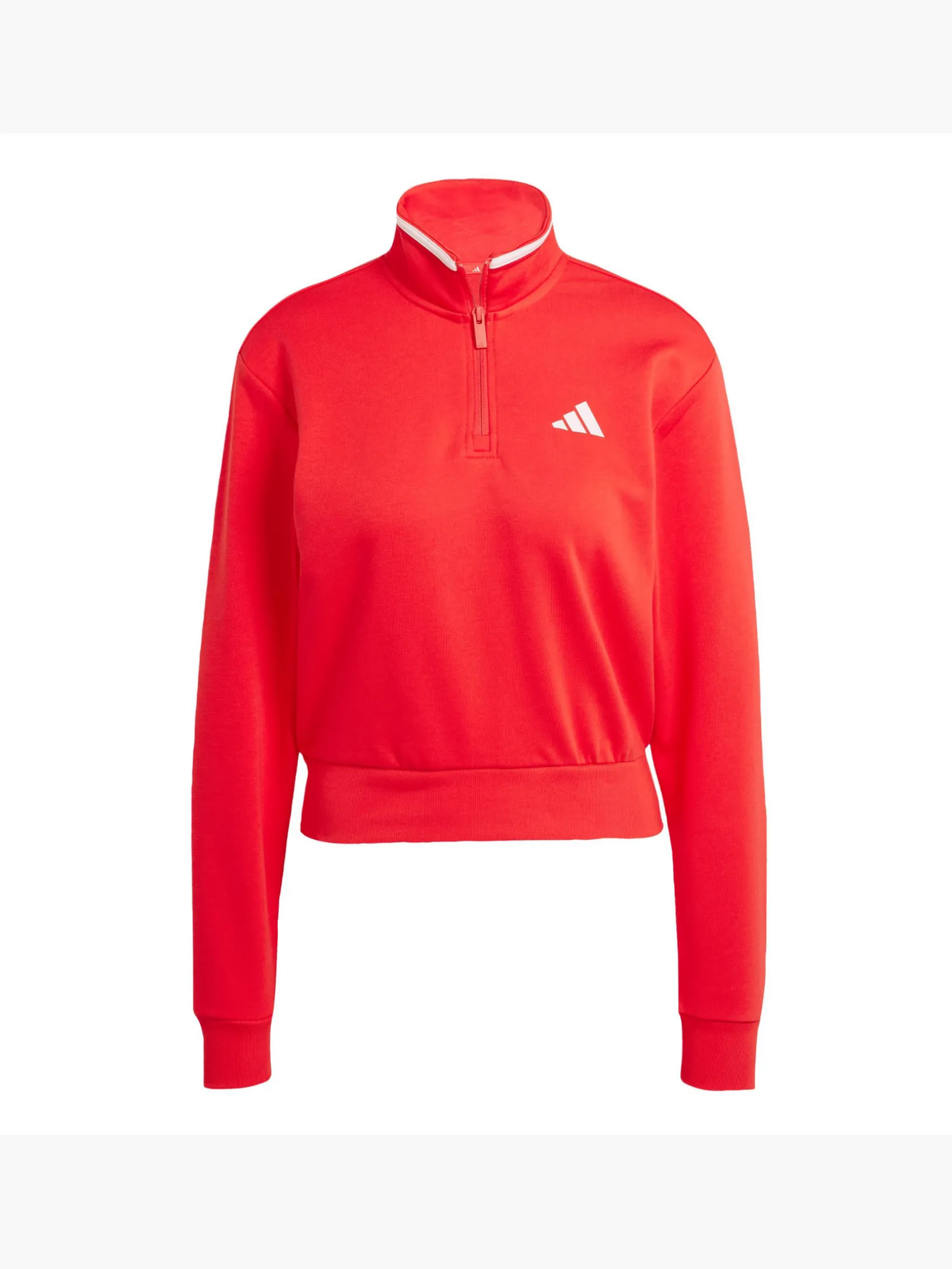 Essentials Color Pop French Terry Crop Quarter-Zip Originals Jacke