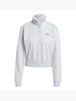 Essentials Color Pop French Terry Crop Quarter-Zip Originals Jacke