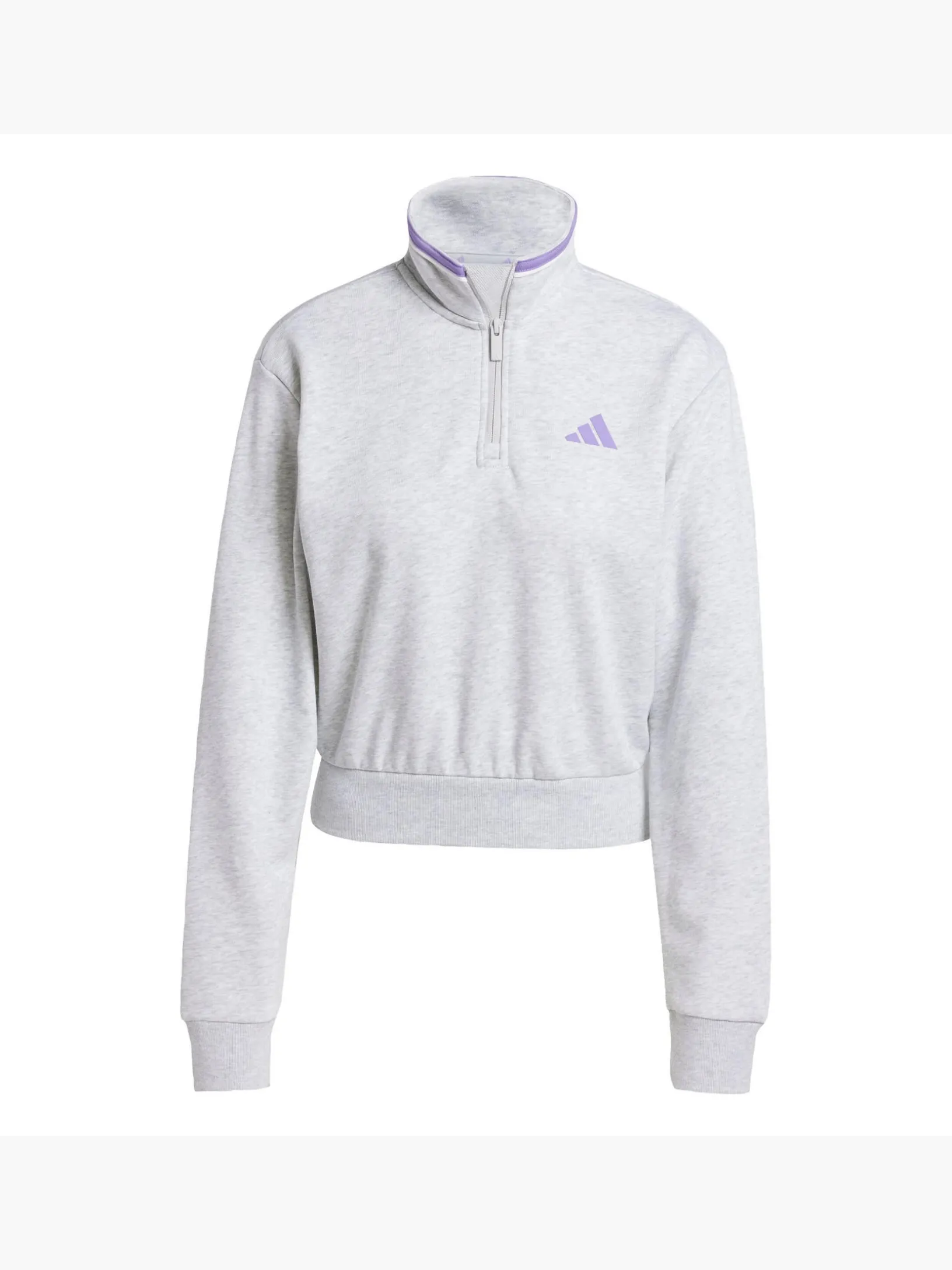 Essentials Color Pop French Terry Crop Quarter-Zip Originals Jacke