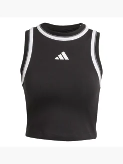 Essentials Color-Pop Cotton Crop-Top