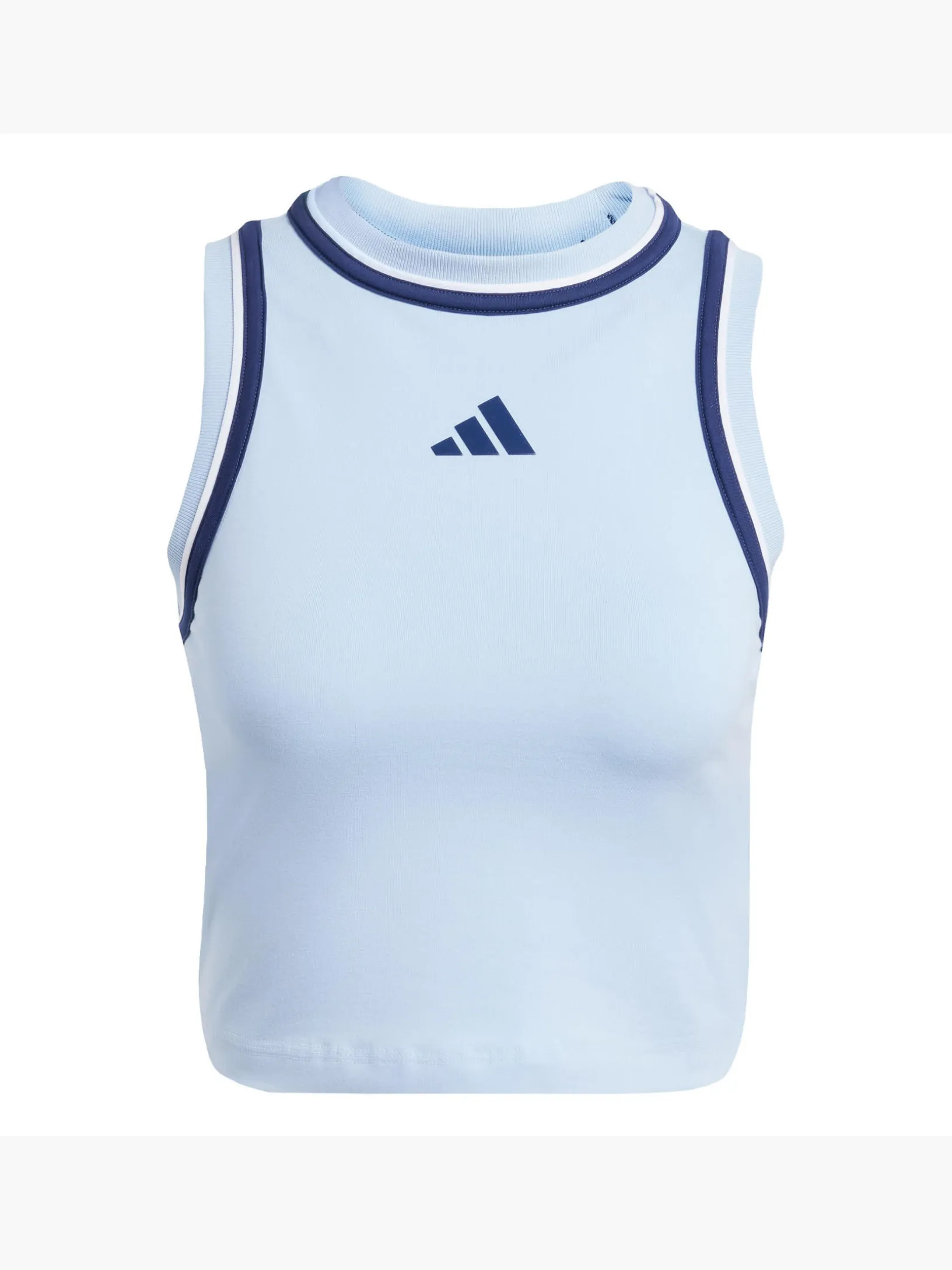 Essentials Color-Pop Cotton Crop-Top