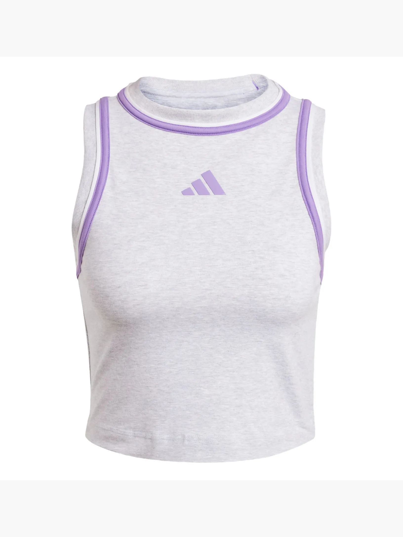 Essentials Color-Pop Cotton Crop-Top