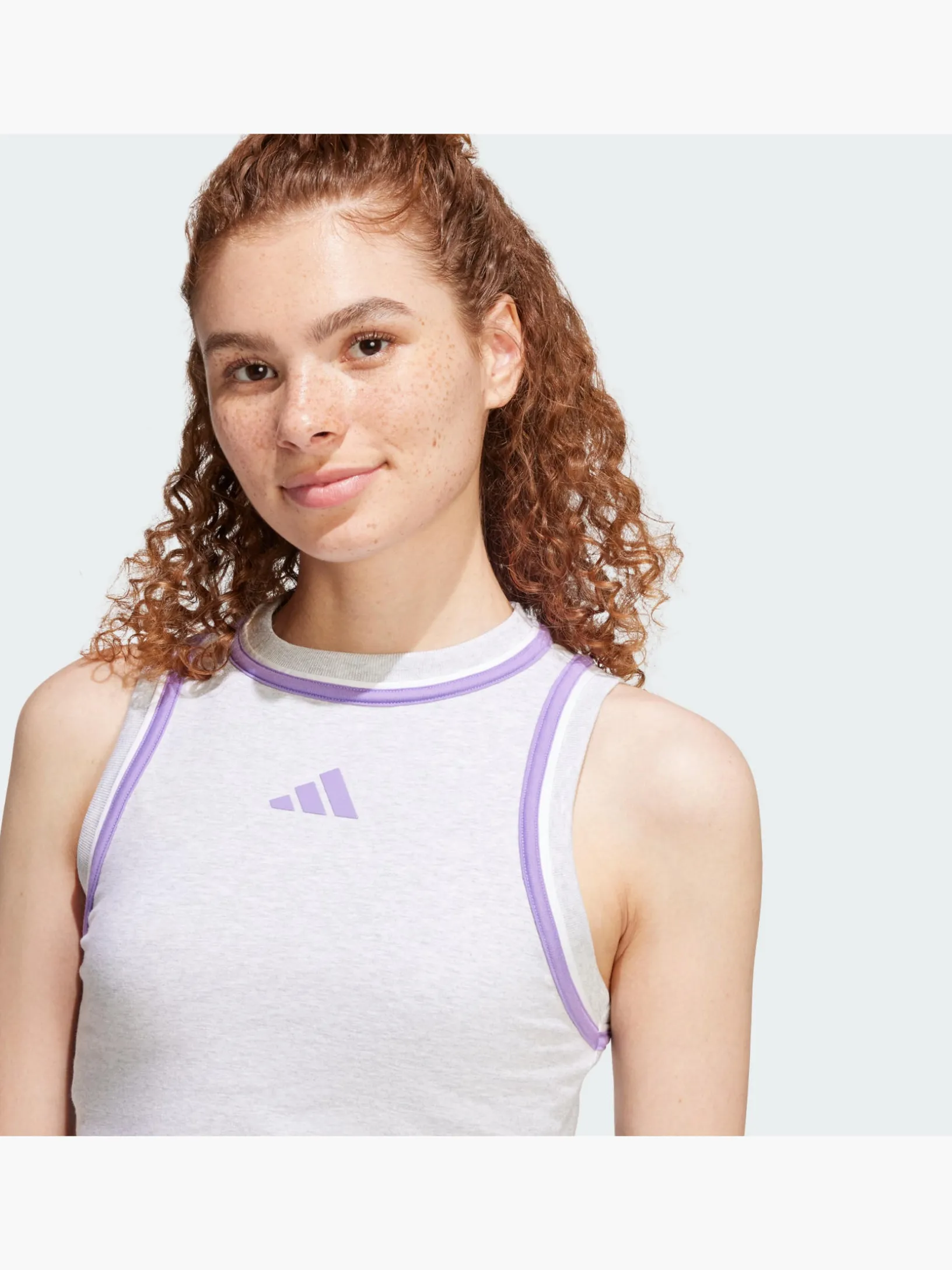 Essentials Color-Pop Cotton Crop-Top