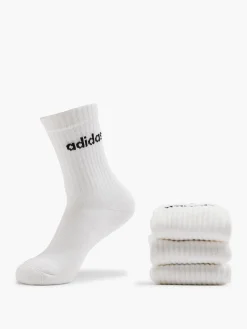 Essentials Linear 3er Pack Crew Socken