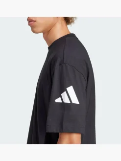 Essentials Loose Fit 3 Bar Logo T-Shirt