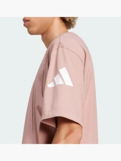 Essentials Loose Fit 3 Bar Logo T-Shirt
