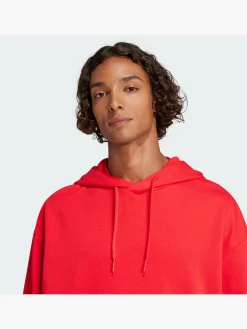 Essentials Loose-Fit 3-Streifen Logo French Terry Hoodie