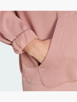 Essentials Loose-Fit 3-Streifen Logo French Terry Hoodie