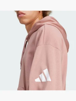 Essentials Loose-Fit 3-Streifen Logo French Terry Hoodie