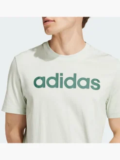 Essentials Single Jersey Linear Embroidered Logo T-Shirt