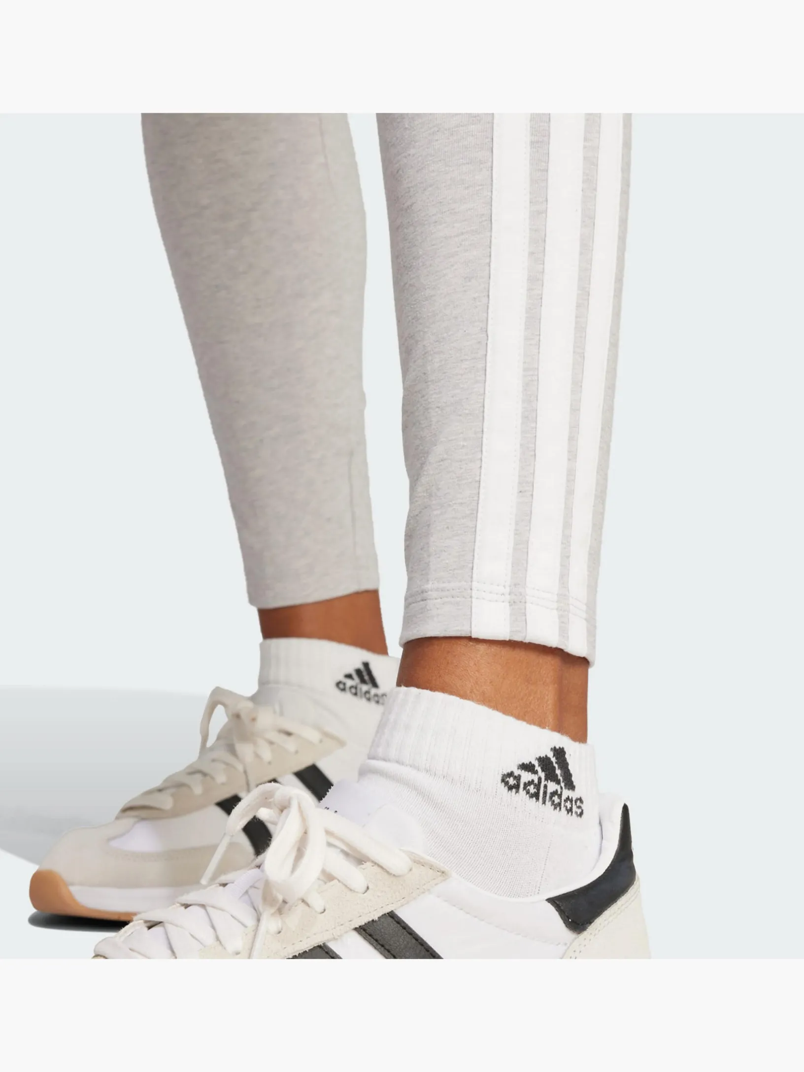 Essentials 3-Streifen Cotton Leggings