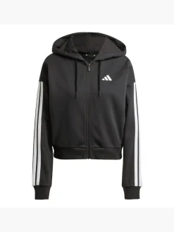 Essentials 3-Streifen French Terry Kapuzenjacke