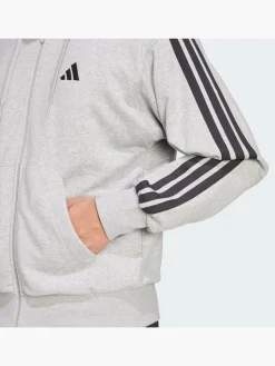 Essentials 3-Streifen French Terry Kapuzenjacke