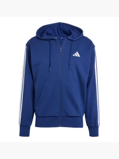 Essentials 3-Streifen French Terry Kapuzenjacke