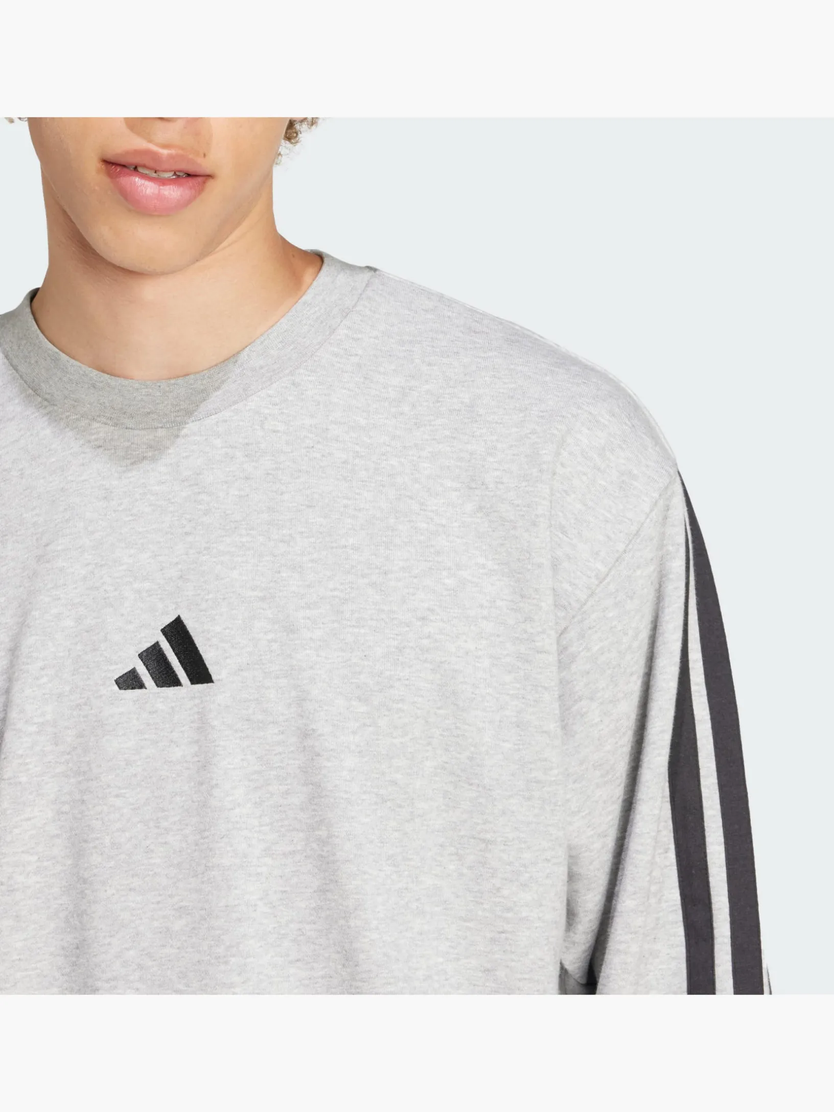Essentials 3-Streifen French Terry Sweatshirt
