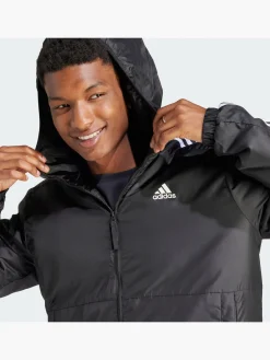 Essentials 3-Streifen Insulated Hooded Jacke