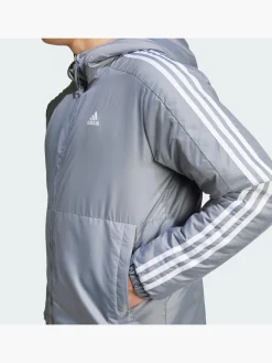 Essentials 3-Streifen Insulated Hooded Jacke