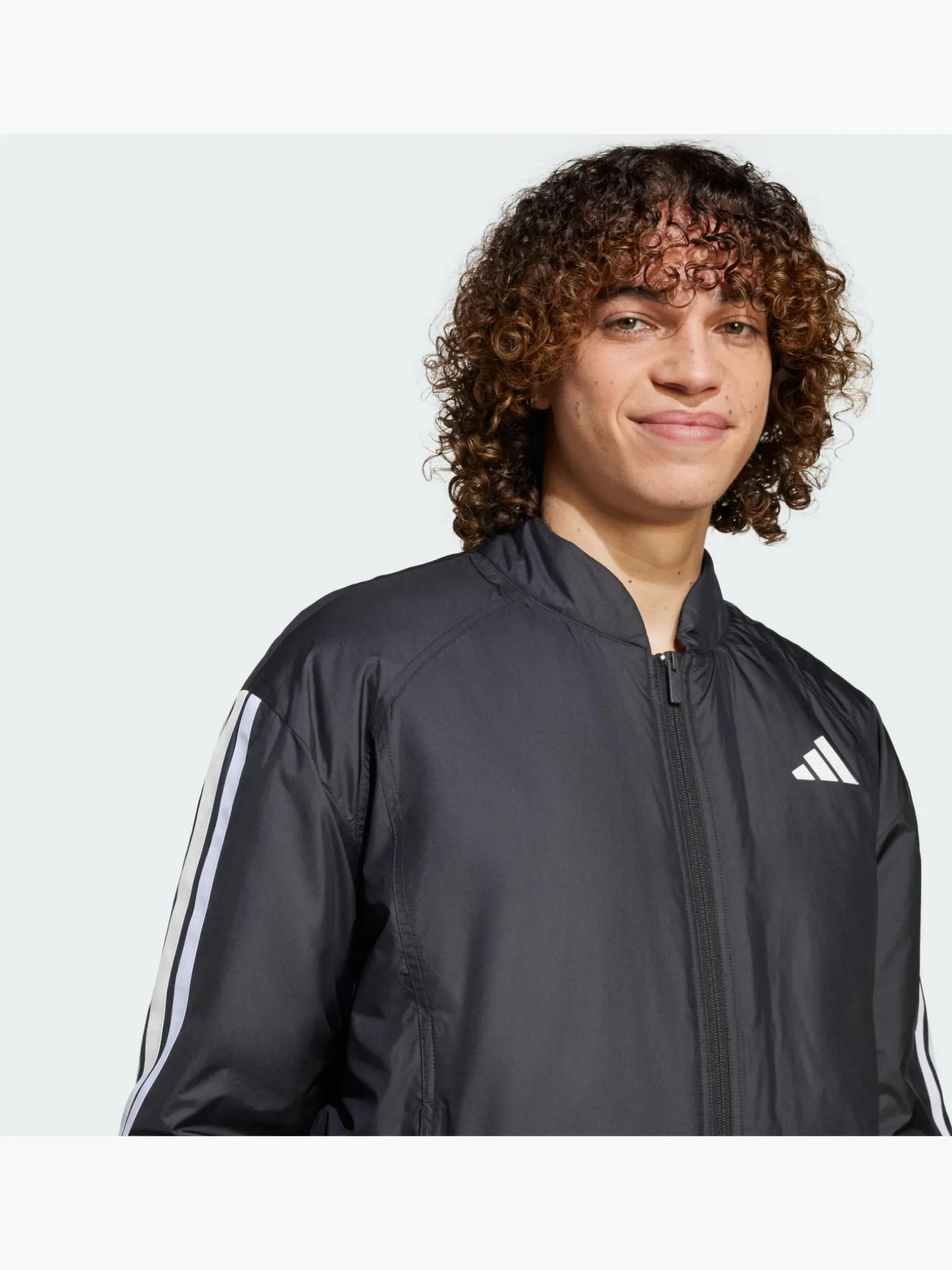 Essentials 3-Streifen Insulated Bomberjacke