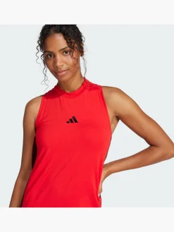 Essentials 3-Streifen Long Racerback Kleid