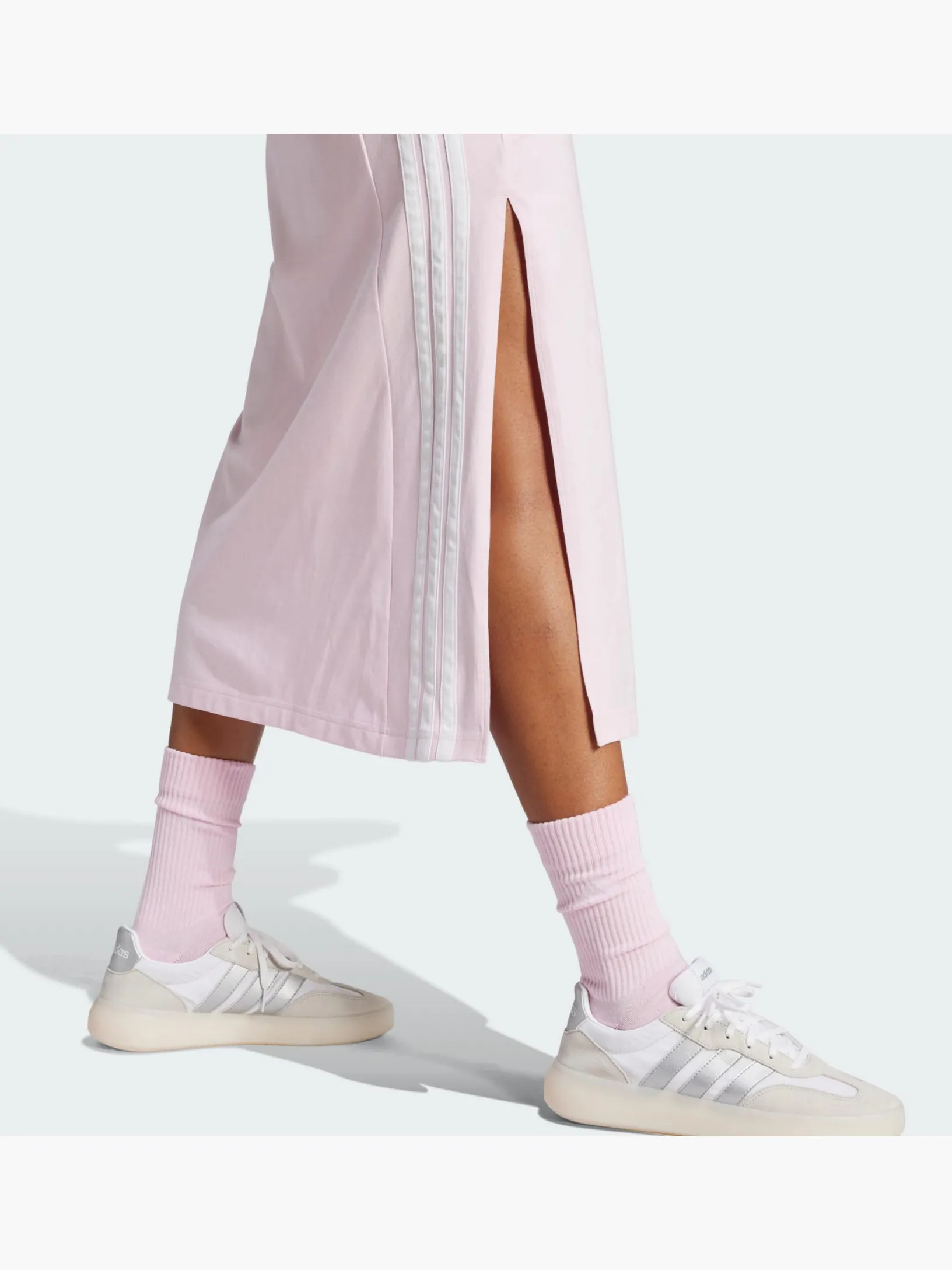 Essentials 3-Streifen Long Racerback Kleid