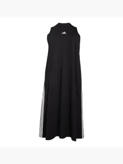 Essentials 3-Streifen Long Racerback Kleid – Große Größen