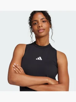 Essentials 3-Streifen Long Racerback Kleid