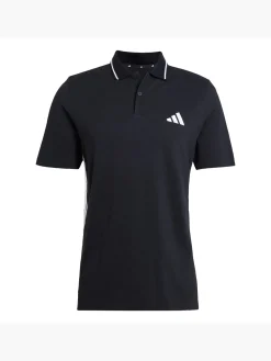 Essentials 3-Streifen Piqué Poloshirt