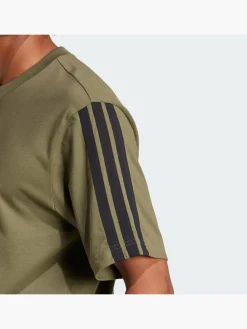 Essentials 3-Streifen Single Jersey T-Shirt