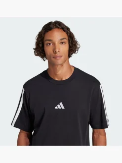 Essentials 3-Streifen Single Jersey T-Shirt