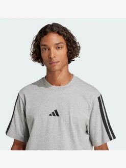 Essentials 3-Streifen Single Jersey T-Shirt