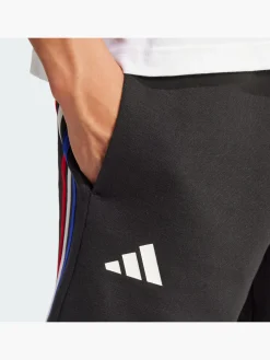 Frankreich Essentials 3-Streifen French Terry Shorts