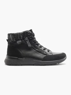 Hoher Leder Komfort Sneaker Sneaker