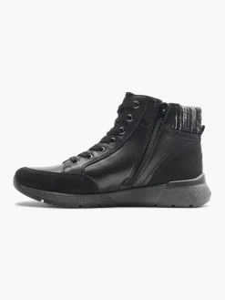 Hoher Leder Komfort Sneaker Sneaker