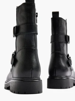 Leder Bikerboots