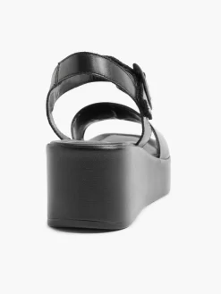 Leder Keilsandalette