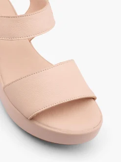 Leder Keilsandalette