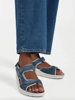 Leder Komfort Keilsandalette