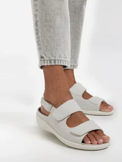 Leder Komfort Keilsandalette