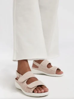 Leder Komfort Keilsandalette